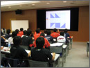 北京五輪全日本女子ソフトボール代表チームのビジョントレーニング指導（国立スポーツ科学センター）